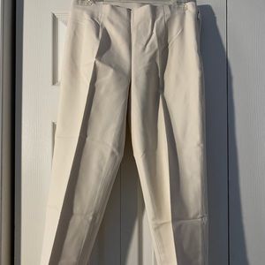 NIC + ZOE cropped beige pants side zip size 2P